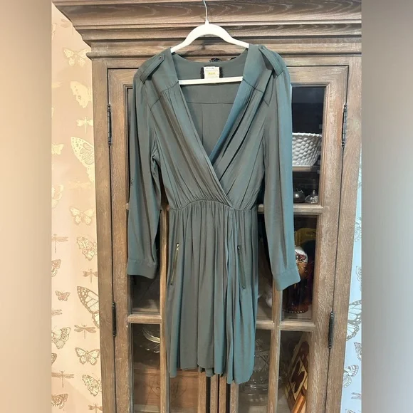 Anthropologie (Maeve) Dress in Green - Picture 3 of 7